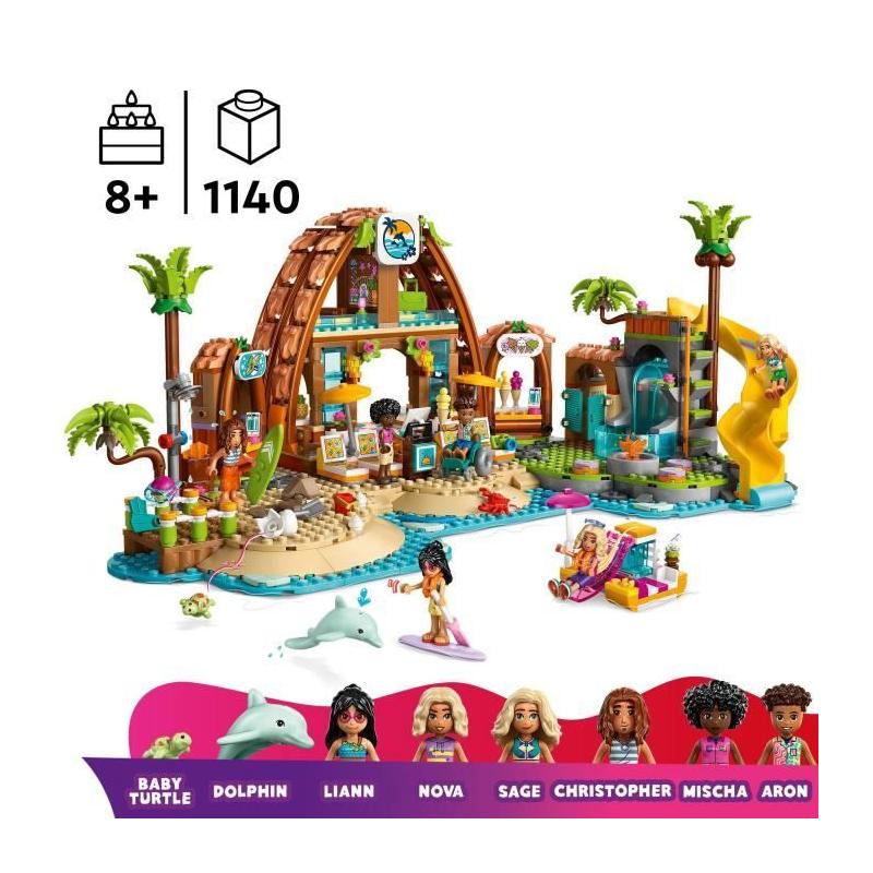 Offrez des vacances inoubliables avec LEGO Friends 42673 Vacances à l'Hôtel de la Plage!