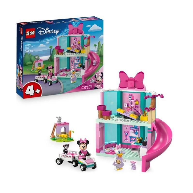 LEGO Disney 43274 : L'Hôtel pour Animaux de Minnie - Jeu de Construction Fun
