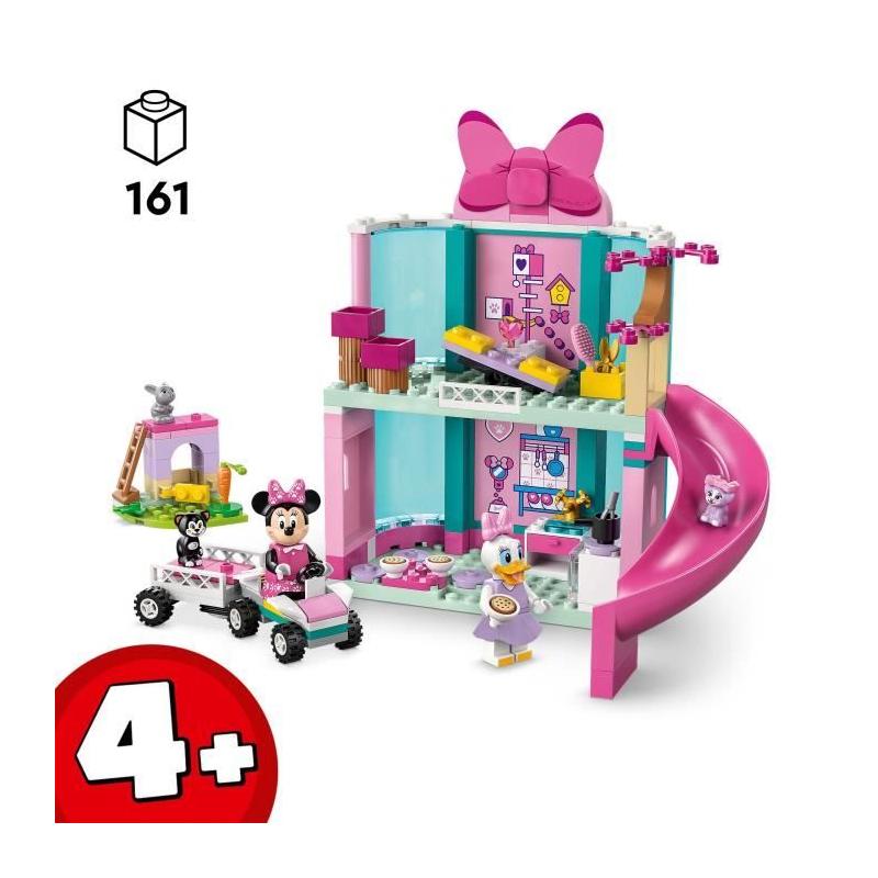 LEGO Disney 43274 : L'Hôtel pour Animaux de Minnie - Jeu de Construction Fun
