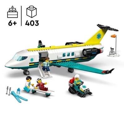 LEGO City 60465: Ambulance de Secours Aérienne pour Garçon de 6 ans