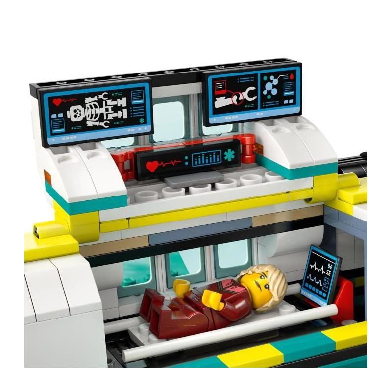 LEGO City 60465: Ambulance de Secours Aérienne pour Garçon de 6 ans