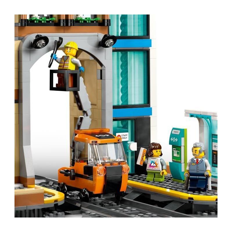 LEGO City 60469 La Gare Centrale - Jeu de Construction Dynamique