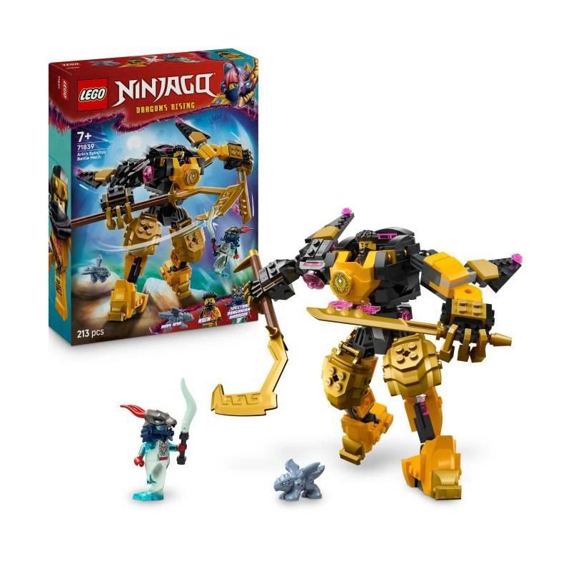 LEGO NINJAGO 71839 Le Robot De Spinjitzu d'Arin - Jeu de Construction Amusant