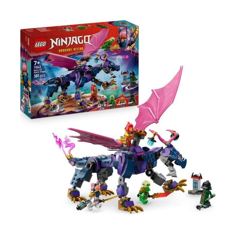 LEGO NINJAGO 71842: Maîtrisez le pouvoir du dragon avec ce jeu de construction pour garçons dès 7 ans