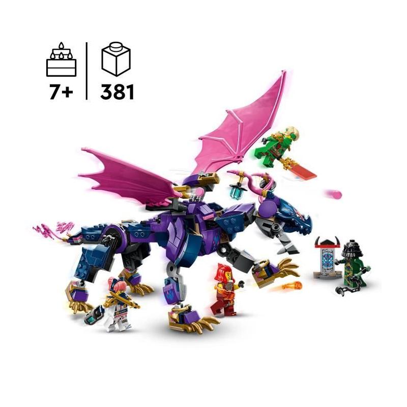 LEGO NINJAGO 71842: Maîtrisez le pouvoir du dragon avec ce jeu de construction pour garçons dès 7 ans