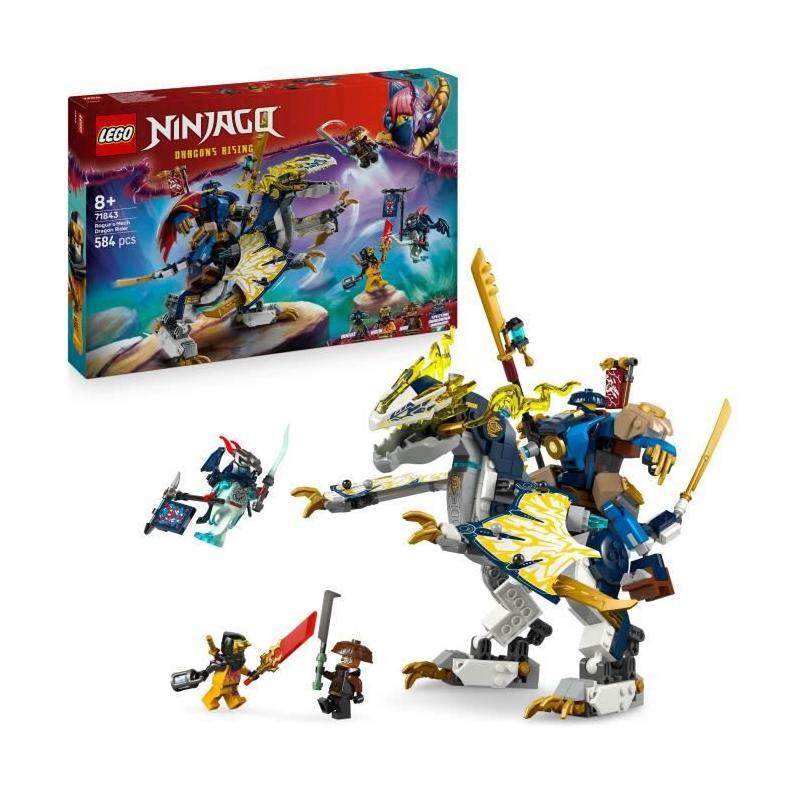 LEGO NINJAGO 71843: Construis ton Robot Dragonnier de Rogue!