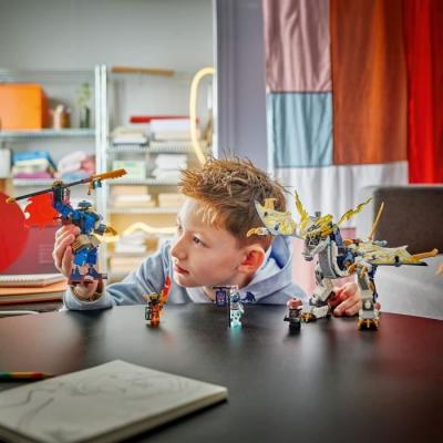 LEGO NINJAGO 71843: Construis ton Robot Dragonnier de Rogue!