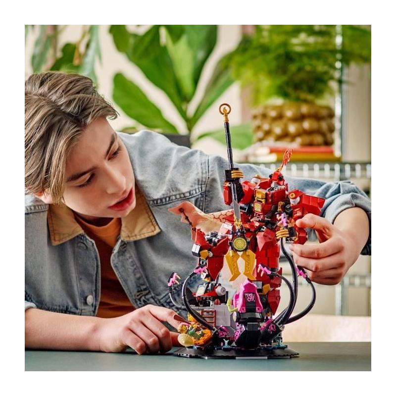 LEGO NINJAGO 71846 Le Robot du Chevalier de Feu - Un Jeu de Construction Enflamme l'Imagination