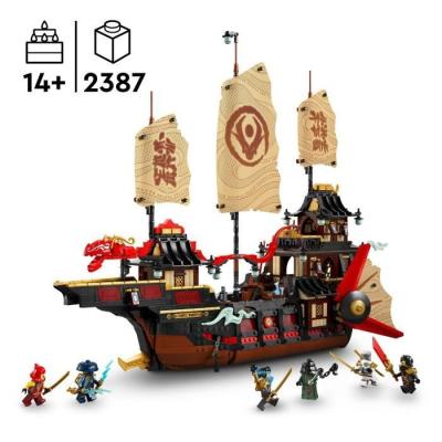 LEGO NINJAGO 71848 Le Temple Bounty - Bateau des 14 ans