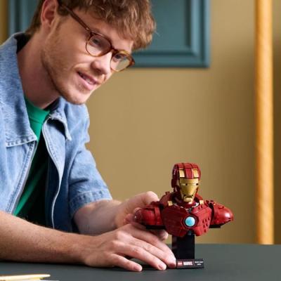 LEGO Marvel 76327 Buste Iron Man MK4 - Construction Adulte
