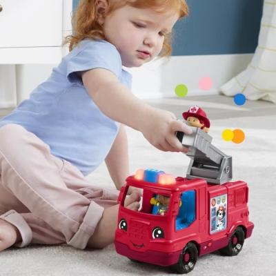 Camion pompier Fisher-Price Little People multilingue HYR88