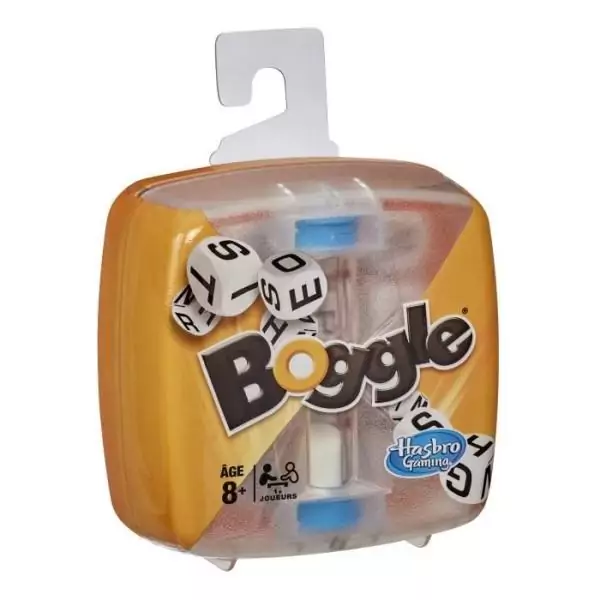 Boggle, Jeu de société de voyage, Jeu de réflexion rapide pour petits et grands, Hasbro Gaming, Des 8 ans