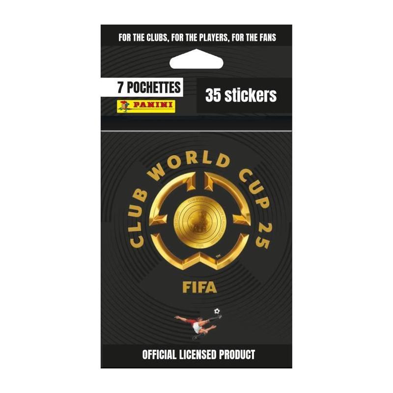 Blister Panini - Coupe du Monde des Clubs 2025 - 7 pochettes - 35 Stickers