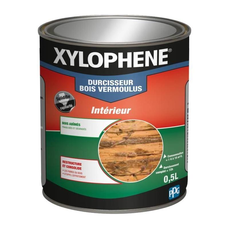 Durcisseur bois vermoulus XYLOPHENE 0,5 L - Traitement efficace