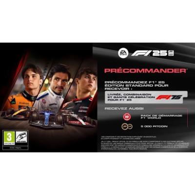 Jeu PS5 F1 25: Plongez dans la vitesse ultime!