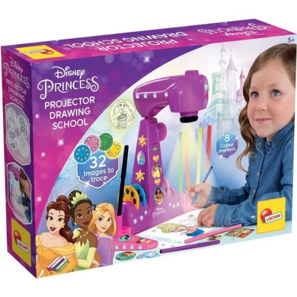 Projecteur de dessins - LISCIANIGIOCHI - PRINCESSES - Accessoires Inclus, Modeles Princesses