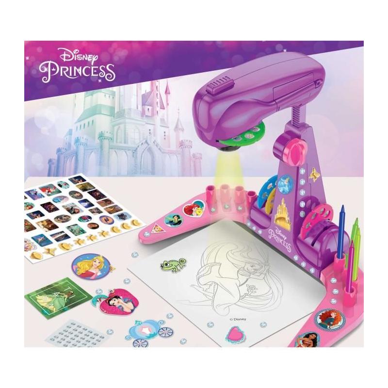 Projecteur de dessins LISCIANIGIOCHI - PRINCESSES - Accessoires inclus