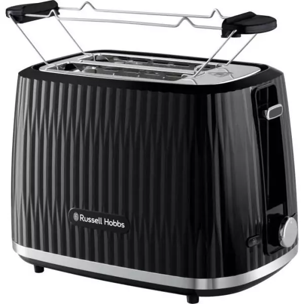 Grille-pain - RUSSELL HOBBS - EDEN - 800 W - 2 fentes - Noir