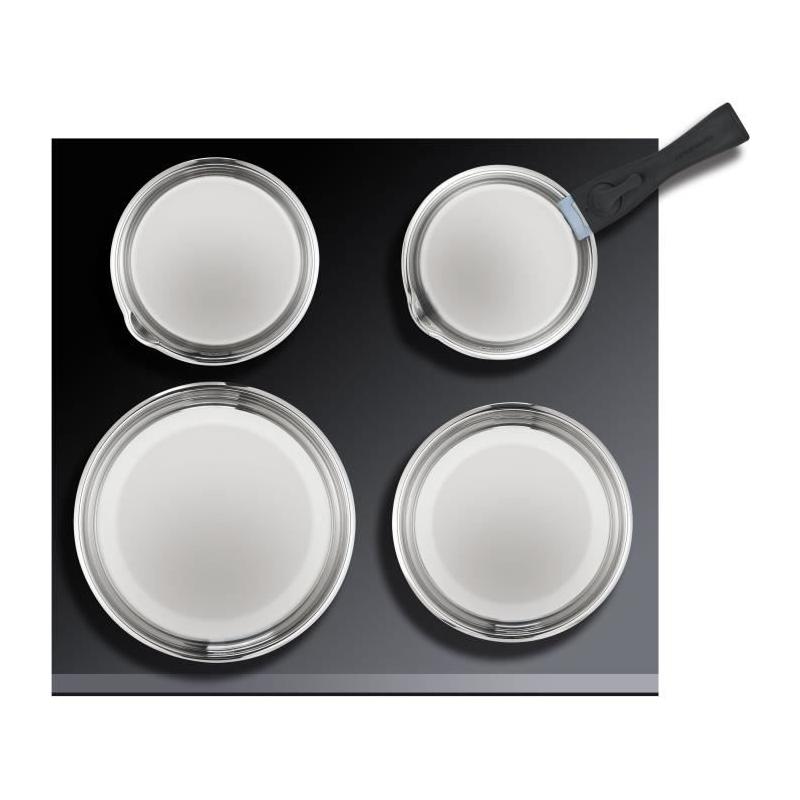 Ensemble cuisson induction Arthur Martin AM2238 - 10 pièces - Acier inoxydable