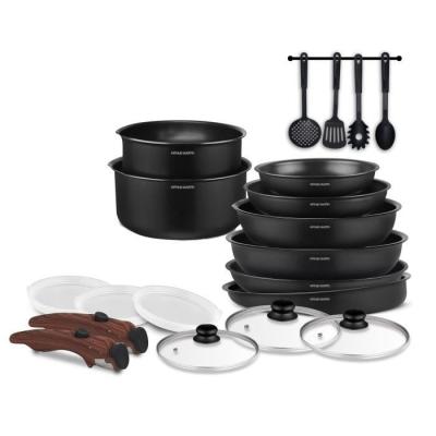 Batterie de cuisine Arthur Martin AM0530 - 20 pièces - Anti-adhésif