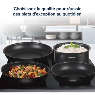 Batterie de cuisine Arthur Martin AM0530 - 20 pièces - Anti-adhésif
