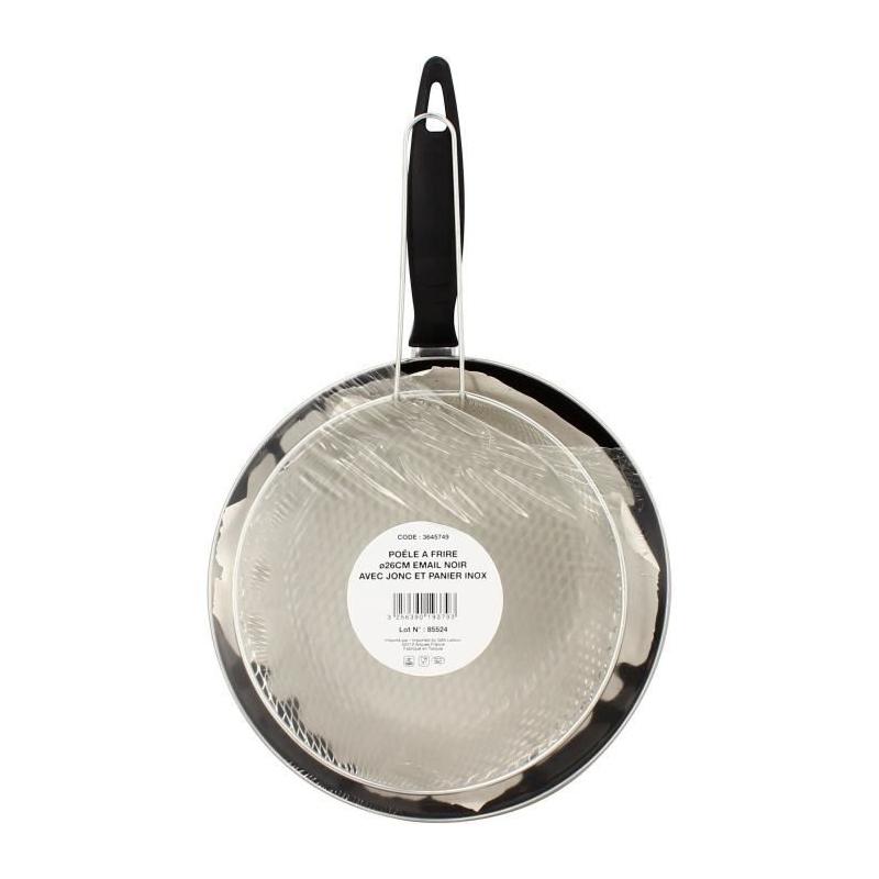 Poêle à frire diamètre 26cm - Noir | Pour cuisine pratique