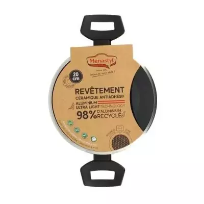 Faitout MENASTYL 20cm Noir pour Tous Feux Faitout MENASTYL 20cm Noir pour Tous Feux