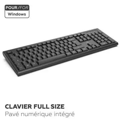 Ensemble clavier souris sans fil MOBILITY LAB Alpha - Ergonomique