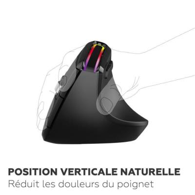 Souris ergonomique sans fil Mobility Lab ML314259 - Noir
