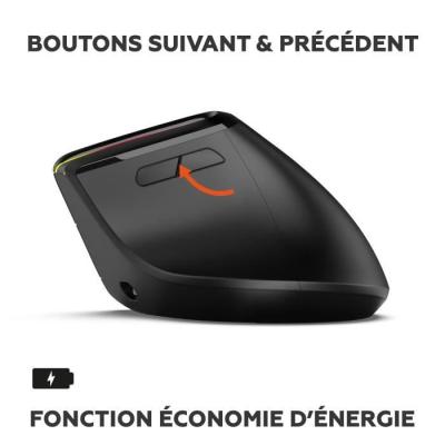 Souris ergonomique sans fil Mobility Lab ML314259 - Noir