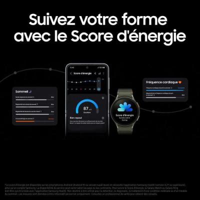 Montre connectée Samsung Watch7 44mm Gris argent - Bluetooth