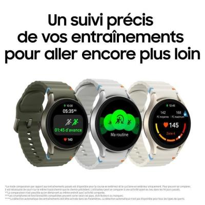 Montre connectée Samsung Watch7 44mm Gris argent - Bluetooth