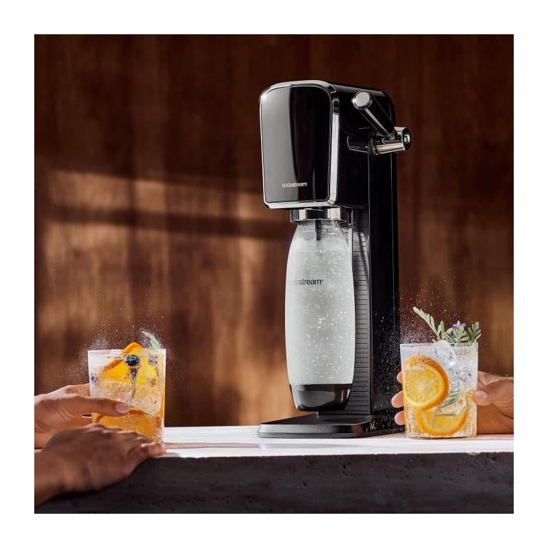 Machine à soda SODASTREAM ART - Noir, bouteille compatible lave-vaisselle