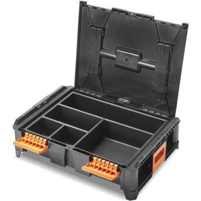 Boîte outils compartimentée TOOD - 5 cases fixes - 40x30x7 cm