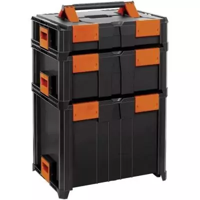 Coffret professionnel emboîtable TOOD ABS 46x34x36 cm