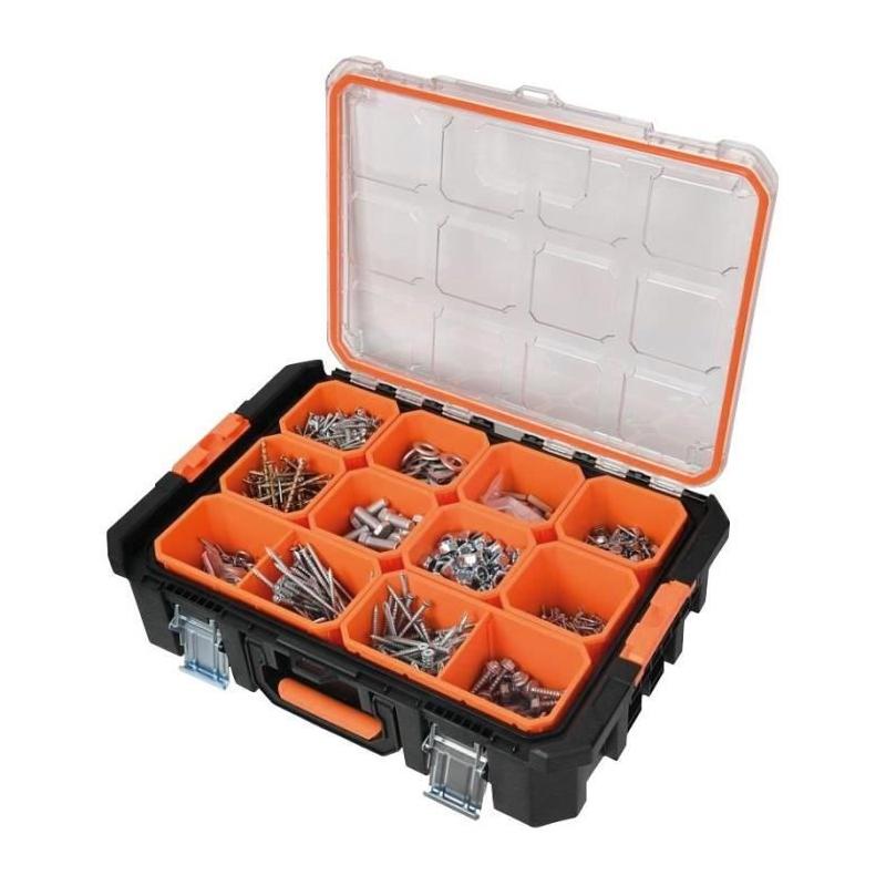 Mallette organiseur TOOD - 12 godets amovibles