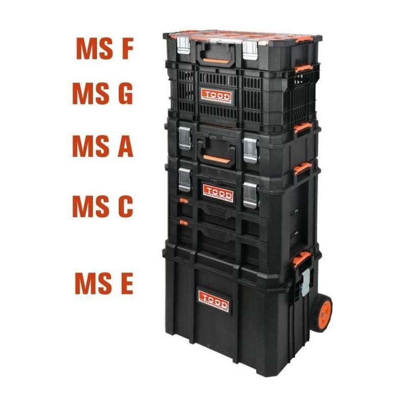 Mallette organiseur TOOD - 12 godets amovibles