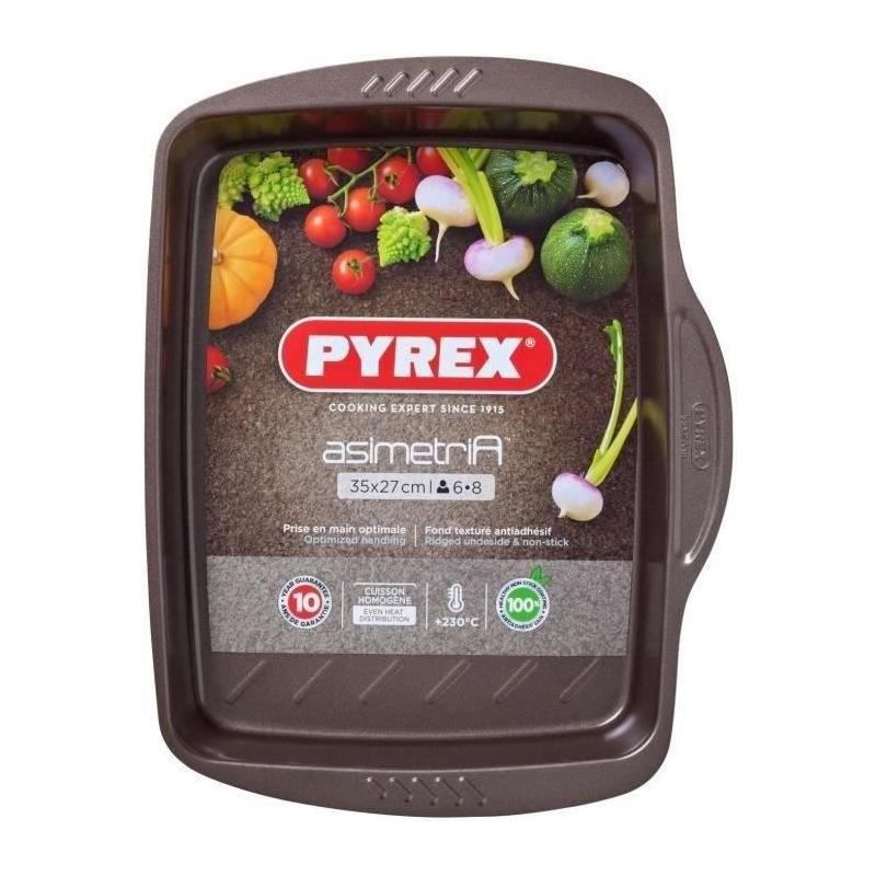 Plat à four Pyrex rectangulaire en acier - 35 x 27 cm