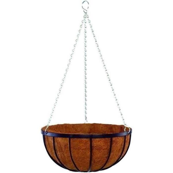 Suspension + coco - GARDEN ID Georgian - Ø30 H17 cm - Coco premium - Structure solide - Profond pour le développement des plan