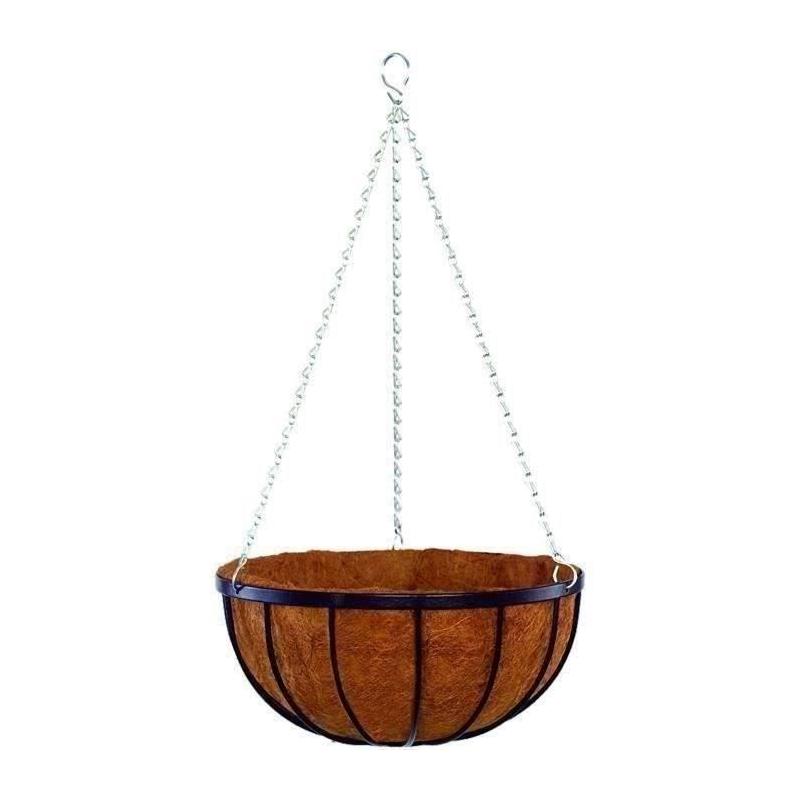 Suspension Coco Premium pour Plantes - GARDEN ID Georgain Ø35 H19 cm