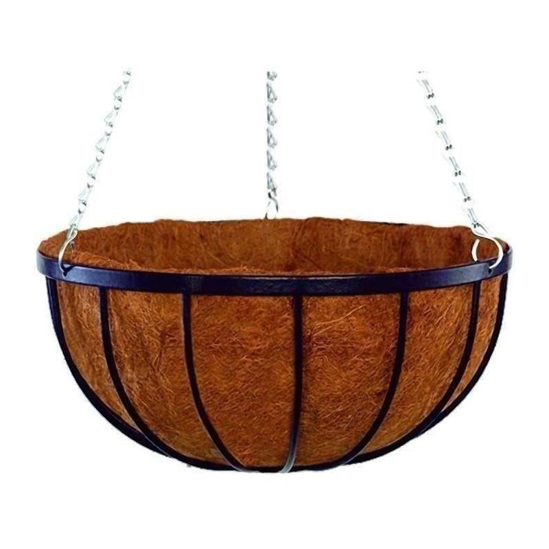 Suspension+coco premium GARDEN ID Georgian - Pot de fleur Ø40 H19 cm