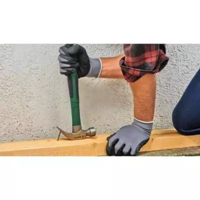 Marteau arrache-clou Bosch 450 g (acier au carbure dur, manche Softgrip) Marteau arrache-clou Bosch 450 g (acier au carbure dur, manche Softgrip)