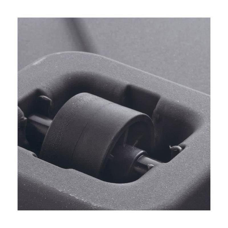 Jardinière Muret Cosmo DEROMA 78 cm Gris Cendré - Réserve d'eau