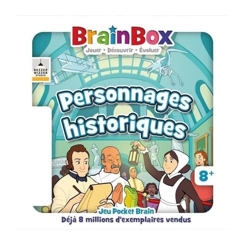 Jeu d'apprentissage BrainBox Pocket : Personnages Historiques