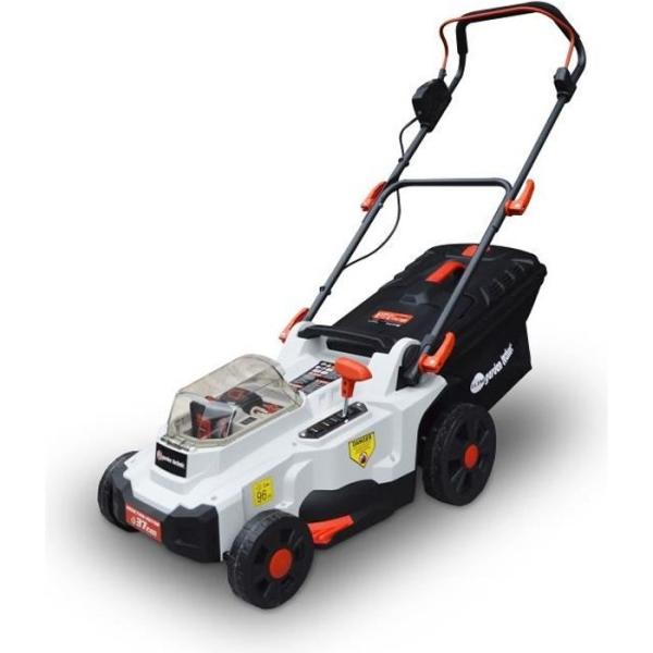 Tondeuse a batterie 37cm 40V - ELEM - TDE40V37-LI2BF - Fonction mulching - Moteur a induction