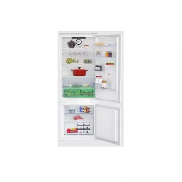 Réfrigérateur encastrable BEKO - Technologie Harvestfresh - 2 portes - 400L - Froid brassé