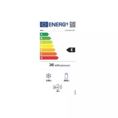 Réfrigérateur encastrable BEKO 2 portes 400L - Froid ventilé Réfrigérateur encastrable BEKO 2 portes 400L - Froid ventilé
