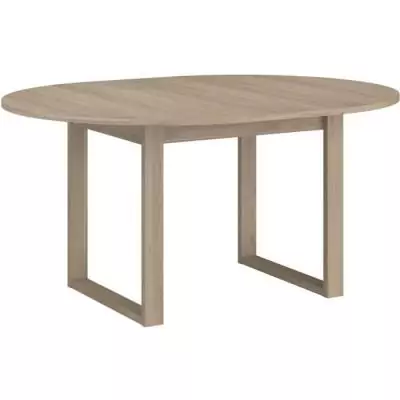 Table à manger extensible - BETTY Ronde Chêne Décor 4/6 pers Table à manger extensible - BETTY Ronde Chêne Décor 4/6 pers