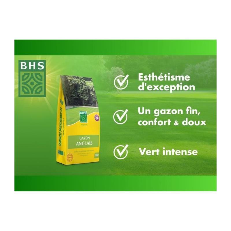 Gazon Anglais BHS - 5kg pour Jardins Haut de Gamme