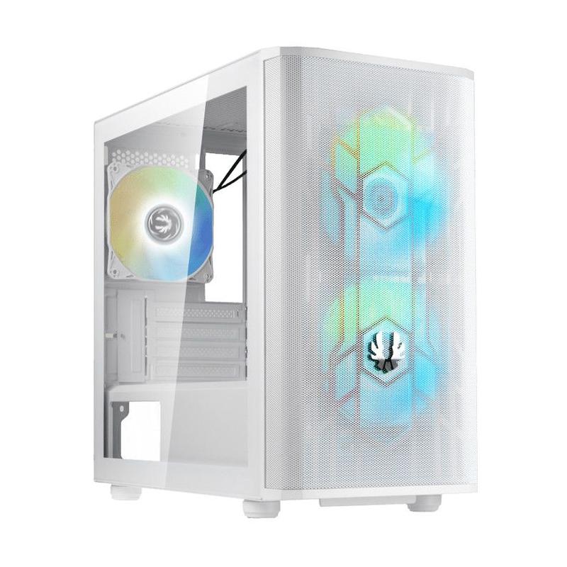 Boîtier PC BITFENIX Nova Mesh SE M-ATX ARGB (Blanc) - Élégance compacte